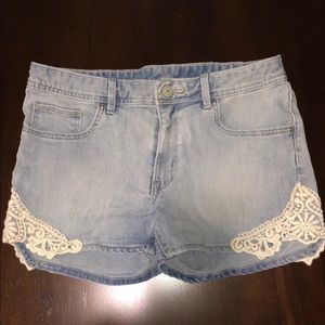 H&M &Denim Girls shorts size 13-14